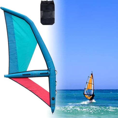 Inflatable Sail, Professional Inflatable Stand Up Paddleboards Sail, Windsurfing Paddle Board Water Inflatable Sail, Including Backpack Inflatable Pump Foot Strap, for Adult in Saudi Arabia