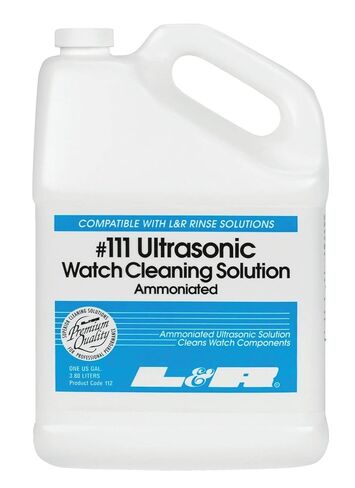L & R Ultrasonics #111 محلول تنظيف الساعات بالموجات فوق الصوتية بدون ماء بالأمونيا 1 جالون in Kuwait
