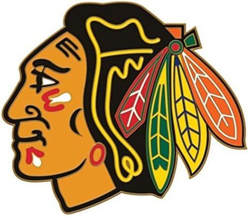 دبوس معدني لهواة التجميع بشعار WinCraft NHL الرسمي لشيكاغو بلاك هوكس مقاس 2.54 سم in Saudi Arabia
