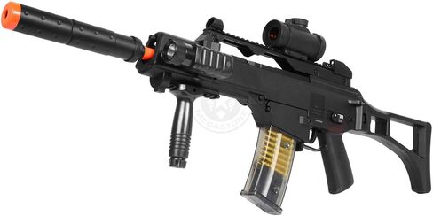 بندقية DE R36C TacSpec الكهربائية AEG مع مصباح يدوي ونطاق النقطة الحمراء in Kuwait