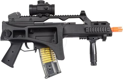 بندقية DE R36C TacSpec الكهربائية AEG مع مصباح يدوي ونطاق النقطة الحمراء in Kuwait