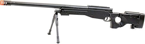 BBTac Airsoft Sniper Rifle Bolt Action Heavy Battle Airsoft Gun Spring Loaded with Bipod and Folding Stock in Kuwait
