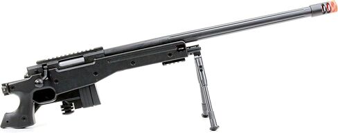 BBTac Airsoft Sniper Rifle Bolt Action Heavy Battle Airsoft Gun Spring Loaded with Bipod and Folding Stock in Kuwait