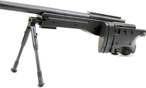 BBTac Airsoft Sniper Rifle Bolt Action Heavy Battle Airsoft Gun Spring Loaded with Bipod and Folding Stock in Kuwait