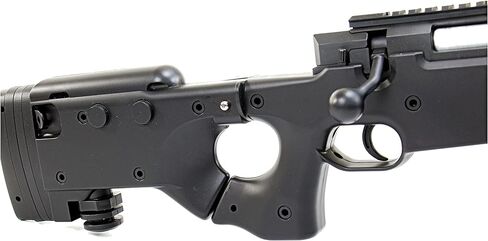 BBTac Airsoft Sniper Rifle Bolt Action Heavy Battle Airsoft Gun Spring Loaded with Bipod and Folding Stock in Kuwait