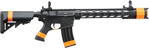 لانسر التكتيكي Gen 2 Airsoft M4 SPR Interceptor AEG بوليمر - كهربائي كامل/شبه تلقائي، حقيبة 1000 طلقة بوزن 0.20 جرام BBS، بطارية وشاحن متضمن - متوافق مع كاليفورنيا in Saudi Arabia