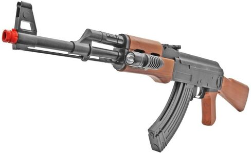ukarms p47 ak-47 spring airsoft gun fps-310 w/ aiming sight, flashlight(Airsoft Gun) in Saudi Arabia