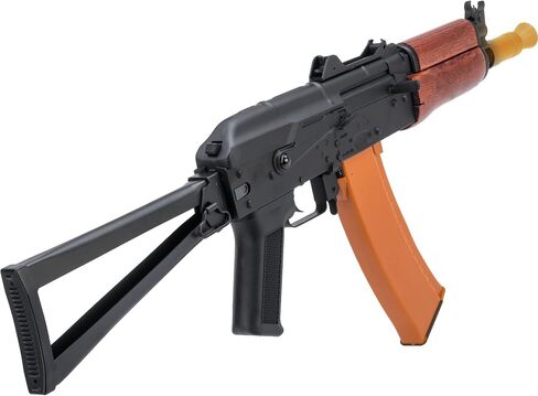 Evike Airsoft - كلاشينكوف معدني مرخص من Softair AKS74U AEG Airsoft مع أثاث من الخشب الحقيقي in Kuwait
