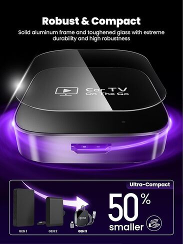 ByteWave Android Auto Wireless Adapter, 2025 NFC & Bluetooth 5.3 Convert Wired to Wireless Android Auto Car Adapter, 5.8GHz WiFi Mini Car Dongle Compatible for Android 12+ & 2016+ Cars, USB-C/A, Black in Saudi Arabia