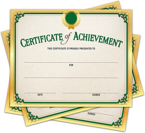 Baptism Certificates for Church - 8 x 10 Inches Blank Baby Dedication Award, Baby Dedication Christening Gifts for Girls Boys, Baptismal Certificates for Adults Teenagers - A11 in Kuwait