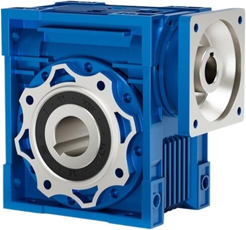 Worm Gear Reducer NMRV063 for Nema43 51 Stepper Stepping Motor Or 110 130 Flange Servo 1.5kw Gearbox(Nema51 Stepper,Ratio 80) in Saudi Arabia