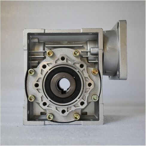 Worm Gear Reducer Nmrv063 rv75 nmrv110 2.4CM Input Flange High Torque Deceleration Motor Metal Transmission Drive Reduction Gearbox(71b5 1.4cm,Ratio 10) in Saudi Arabia