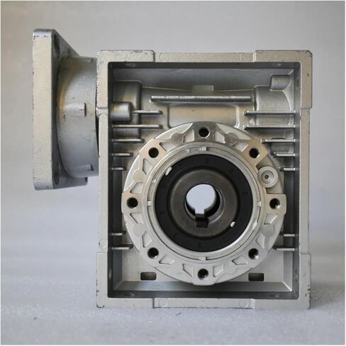 Worm Gear Reducer Nmrv063 rv75 nmrv110 2.4CM Input Flange High Torque Deceleration Motor Metal Transmission Drive Reduction Gearbox(71b5 1.4cm,Ratio 10) in Saudi Arabia