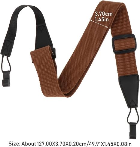 Generic Ukulele Strap Adjustable Non-Punching Shoulder Strap with Double J Hooks Lightweight Durable Ukulele Accessories for Adults and Beginners in Saudi Arabia