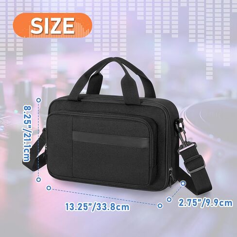 حقيبة حمل PGmoon متوافقة مع وحدة تحكم لوحة المفاتيح Akai Professional MPK Mini MK3 / MPK Mini Play MK3 25 مفتاح USB MIDI، حقيبة لوحة مفاتيح للسفر مع جيوب متعددة للملحقات in Kuwait