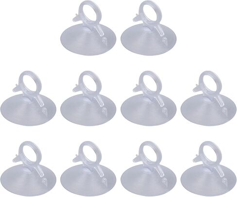 Heavy Duty Suction Cup Transparent PVC 10pcs Set with Pull Rings Easy to Use for Car Glass Tiles Solar Panels Multipurpose in Saudi Arabia