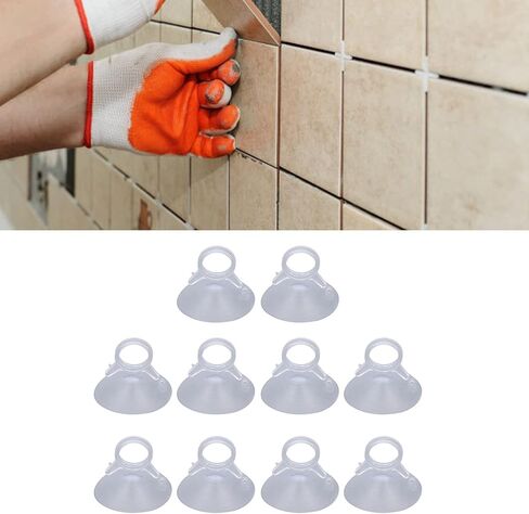 Heavy Duty Suction Cup Transparent PVC 10pcs Set with Pull Rings Easy to Use for Car Glass Tiles Solar Panels Multipurpose in Saudi Arabia