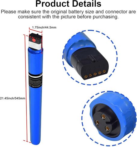 36 فولت 5200 مللي أمبير بديل للسكوتر الكهربائي Gotrax GXL V2 مع طاقة 187.2Wh عالية الأداء وعمر أطول لحزمة بطارية ليثيوم in Kuwait