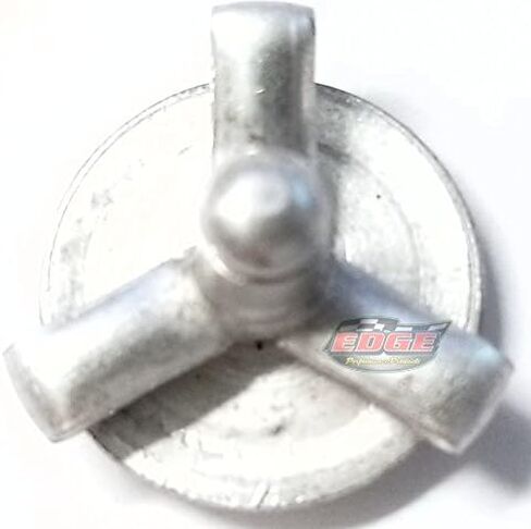 Racer's Speed ​​Shop أحمر 3/16 بوصة رأس صغير ثلاثي الطي متفجر من الألومنيوم مغزل البوب ​​25 حزمة in Kuwait