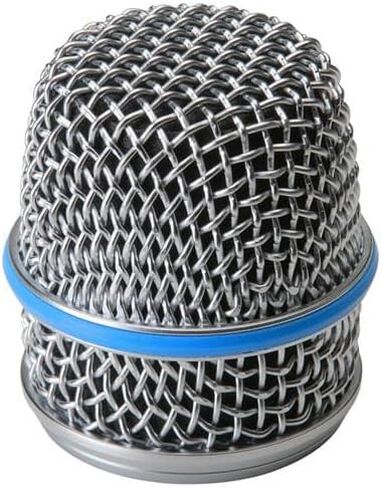 شبكة بديلة Beta57 RK320 لميكروفون Shure Beta 57A Supercardioid الديناميكي، مع زجاج أمامي داخلي، حلقة زرقاء، عبوتان in Saudi Arabia