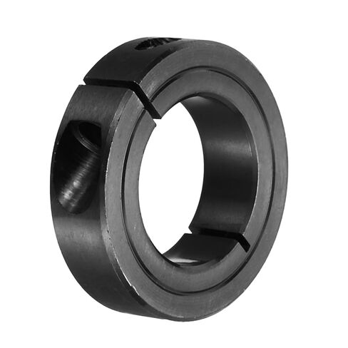 MECCANIXITY Shaft Collar 1 1/8" Bore Single Split Carbon Steel Clamping Collar Shaft Collars with Set Screw Black in Saudi Arabia