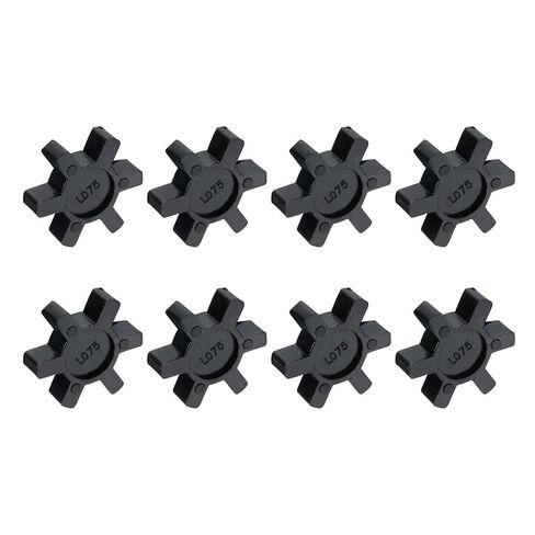 uxcell 5pcs L110 Jaw Coupling Insert, Flexible Solid Type NBR Rubber Jaw Coupling Center Inserts for L Jaw Coupling L-Jaw Coupler Set, Black in Saudi Arabia