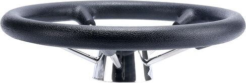 Amarine Made Boat Steering Wheel, 13-1/2 Inch Boat Marine 5 Spoke Destroyer Steering Wheel with Black Foam Grip in Saudi Arabia