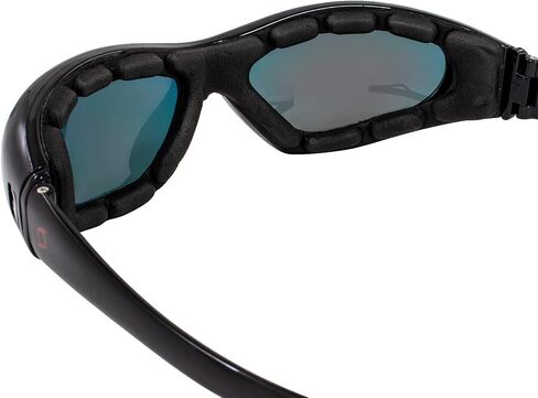 Hurricane Eyewear Category 5 Jet & Water Ski Floating Sunglasses to Goggles 2 Pairs Black with Red Lens & Red with Polarized Smoke Lens in Kuwait