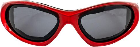 Hurricane Eyewear Category 5 Jet & Water Ski Floating Sunglasses to Goggles 2 Pairs Black with Red Lens & Red with Polarized Smoke Lens in Kuwait