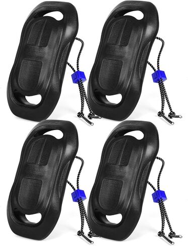 OCEANBROAD EVA Boat Fenders, 17" x 8" Boat Bumpers for Docking, with Quick-Lock Rope & Strap, Fit for Pontoon, Jon, Ski and Fishing Boats, Marine-Grade Foam for Hull Protection in Saudi Arabia