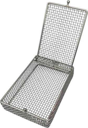 Stainless Products Ltd. Stainless Steel Parts Washing Basket (5.25"x3.75"x1.25") - Perfect for Efficient Cleaning of Small Parts, Designed with Durable Steel, Corrosion Resistant - PACK OF 2 in Kuwait