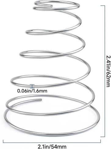GO-210-4 Conical Coil Spring 72082 for Power Carpet Tackers, Electric Nail Staplers Conical Spring Replacement Parts(OD 0.95"/2.1", H 2.4"), Adaptable Conical Compression Spring in Saudi Arabia