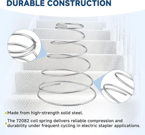 GO-210-4 Conical Coil Spring 72082 for Power Carpet Tackers, Electric Nail Staplers Conical Spring Replacement Parts(OD 0.95"/2.1", H 2.4"), Adaptable Conical Compression Spring in Saudi Arabia