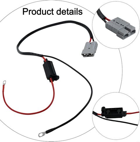 طقم كبل توصيل سريع للبطارية 50 أمبير للموصل مع أطراف نحاسية مطلية بالفضة 40 أمبير تصميم قفل قوي للقوارب والمركبات ATVs والمقطورات والرافعات in Kuwait