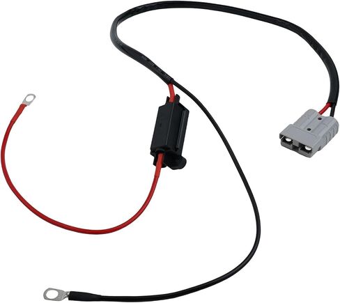 طقم كبل توصيل سريع للبطارية 50 أمبير للموصل مع أطراف نحاسية مطلية بالفضة 40 أمبير تصميم قفل قوي للقوارب والمركبات ATVs والمقطورات والرافعات in Kuwait