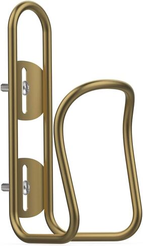 Titanium Bicycle Water Bottle Cage, Ultra Light 1.24 oz with Bolts, Silver Polished Finish (Gray) in Saudi Arabia