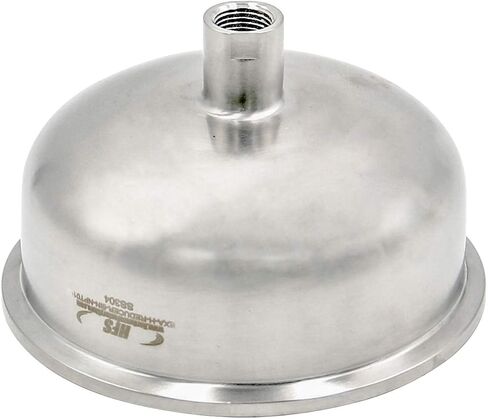 HFS(R) 6 "مشبك ثلاثي × 1/2" NPT أنثى نصف كروية وعاء مخفض الفولاذ المقاوم للصدأ 304 (6 "TC - 1/2" FNPT) in Saudi Arabia