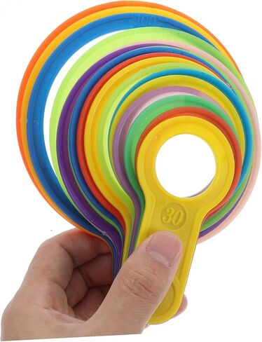 Fruit Diameter Measuring Ring Tool for Accurate Size Measurement Plastic Gauge for Fruits and Vegetables for Farmers and Home Use Easy to Use for Apples Oranges in Saudi Arabia