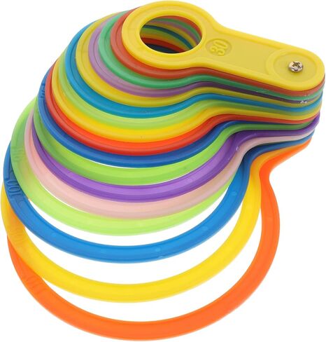 Fruit Diameter Measuring Circles Accurate Fruit Size Gauge Easy-to-Use Measuring Tool 1 Piece in Saudi Arabia