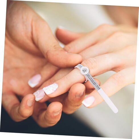 DOITOOL 2Pcs Ring Measurement Tool Finger Gauge for Accurate Jewelry Sizing Easy to Read Portable Measuring Tool for Home Professional Use in Saudi Arabia