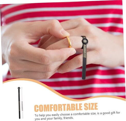 DOITOOL 2Pcs Ring Measurement Tool Finger Gauge for Accurate Jewelry Sizing Easy to Read Portable Measuring Tool for Home Professional Use in Saudi Arabia