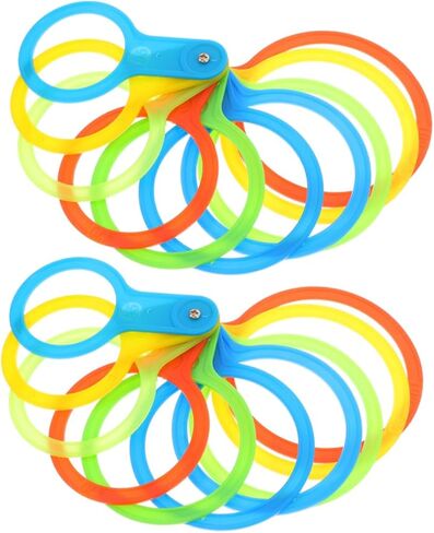 ibasenice 2pcs Fruit Tool Citrus Picker Oranges Measuring Tool Plastic Fruit Ring Diameter Gauge Rings for Diameter Measurement in Saudi Arabia