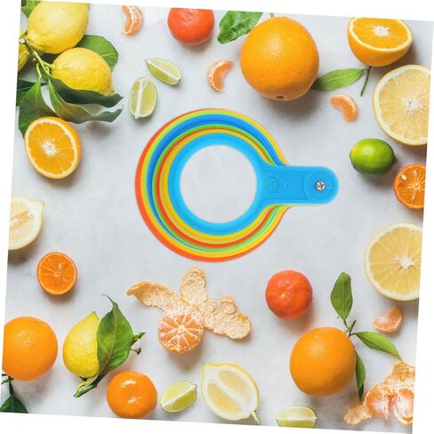 ibasenice 2pcs Fruit Tool Citrus Picker Oranges Measuring Tool Plastic Fruit Ring Diameter Gauge Rings for Diameter Measurement in Saudi Arabia