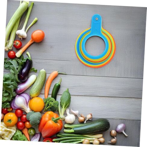 ibasenice 2pcs Fruit Tool Citrus Picker Oranges Measuring Tool Plastic Fruit Ring Diameter Gauge Rings for Diameter Measurement in Saudi Arabia