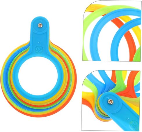 ibasenice 2pcs Fruit Tool Citrus Picker Oranges Measuring Tool Plastic Fruit Ring Diameter Gauge Rings for Diameter Measurement in Saudi Arabia