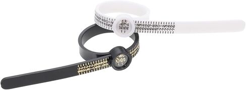 Uonlytech 2pcs Ring Sizer for Women Ring Sizing Tool Soft Ruler for Jewelry Measure in Saudi Arabia