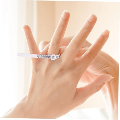 Uonlytech 2pcs Ring Sizer for Women Ring Sizing Tool Soft Ruler for Jewelry Measure in Saudi Arabia
