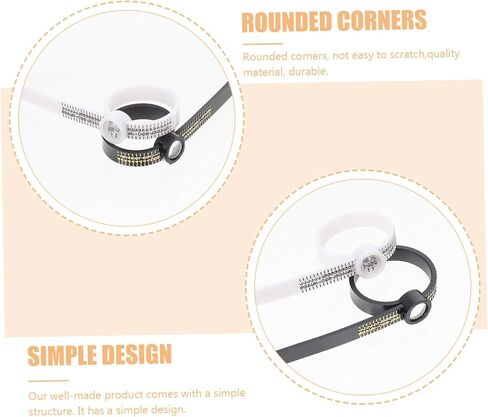 Uonlytech 2pcs Ring Sizer for Women Ring Sizing Tool Soft Ruler for Jewelry Measure in Saudi Arabia