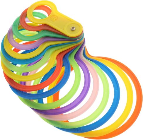 BESTYASH Fruit Measuring Ruler Plastic Fruits Measuring Ring Tool Marking Gauge Vegetable Measure Tool in Kuwait