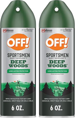 Off! Deep Woods Sportsmen Aerosol, 6 OZ (Pack of 6) in Kuwait